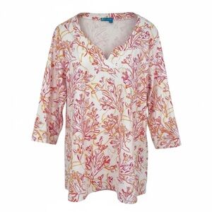 Fresh Produce One Size Cotton Beach Swim Coverup tunic NWOT